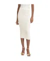 Jacquemus Pralu Ribbed Skirt In White