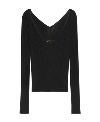 JACQUEMUS JACQUEMUS PRALU RIBBED TOP