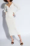 Jacquemus Pralu Ribbed Skirt In White