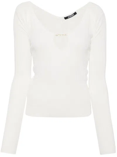 Jacquemus Women Le Haut Pralu T-shirt In White