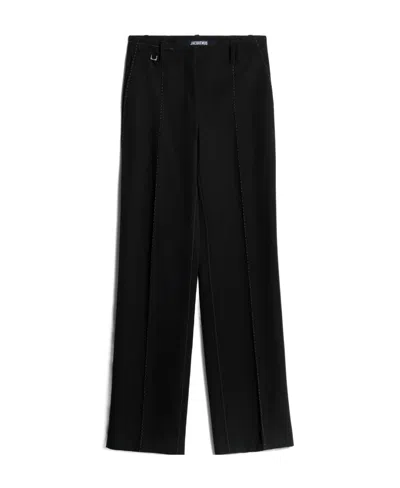 Jacquemus  Le Pantalon Cordao Trousers In Black