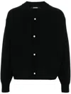 Jacquemus Men's Cardigan Boutonne In Black