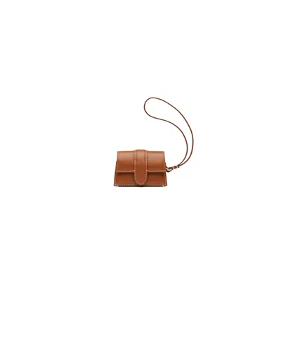 Jacquemus Press The Button To Flip The Hand Bag. In Brown