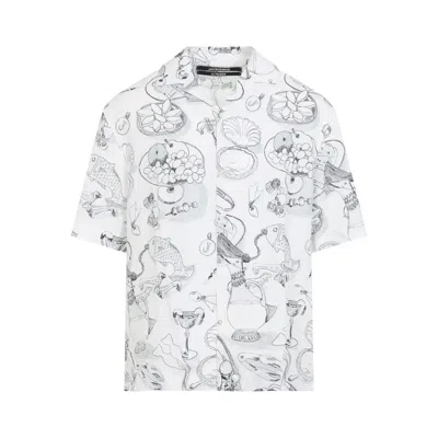 Jacquemus Print Table Off White Cocktail Shirt