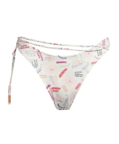 Jacquemus Printed Bikini Bottom Wear In Multi
