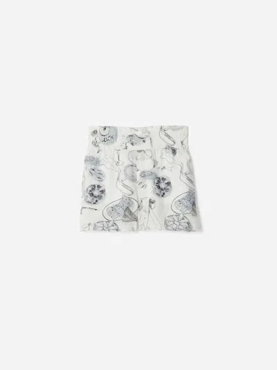 Jacquemus Printed Boxer Swim Shorts In Printtable