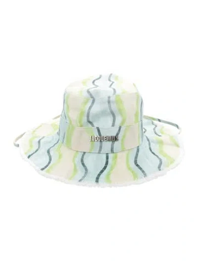 Pre-owned Jacquemus Printed Bucket Hat In Neutral