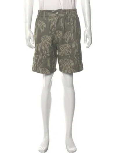 Pre-owned Jacquemus Printed Flat Front Shorts In Multi