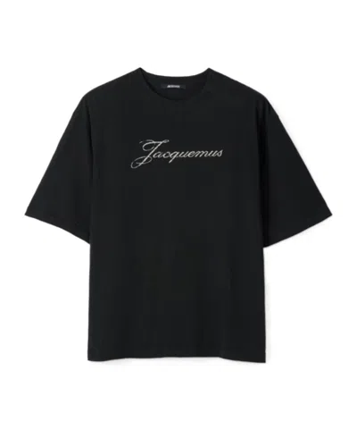 JACQUEMUS JACQUEMUS LOGO PRINTED CREWNECK T-SHIRT
