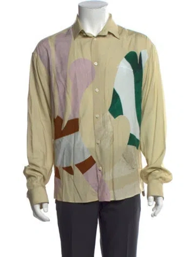 Pre-owned Jacquemus Printed Long Sleeve Shirt In Neutral