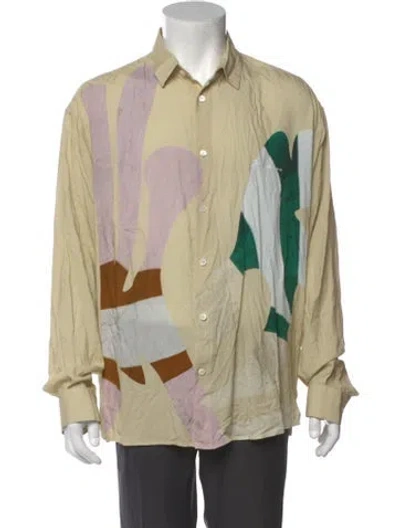 Pre-owned Jacquemus Printed Long Sleeve Shirt W/ Tags In Neutral