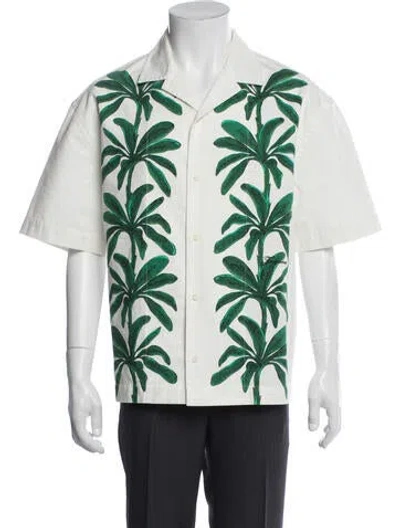 Pre-owned Jacquemus Printed Short Sleeve Shirt In Blue
