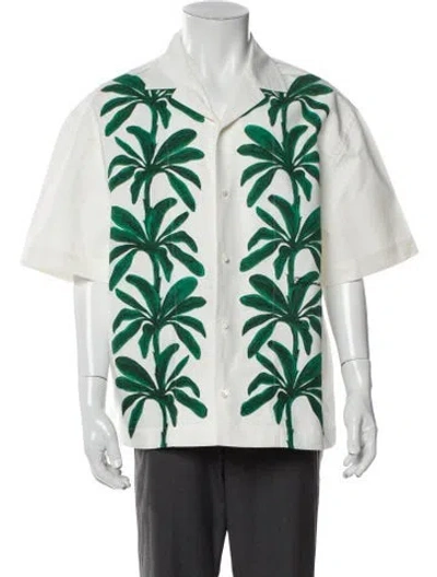 Pre-owned Jacquemus Printed Short Sleeve Shirt In Green
