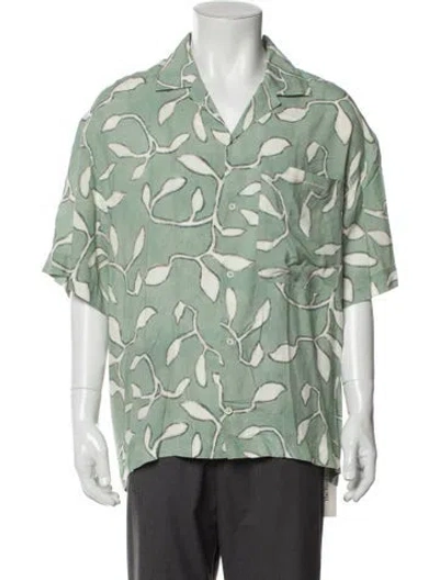 Pre-owned Jacquemus Printed Short Sleeve Shirt In Green