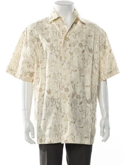Pre-owned Jacquemus Printed Short Sleeve Shirt In Neutral