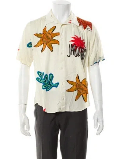 Pre-owned Jacquemus Printed Short Sleeve Shirt In Neutral
