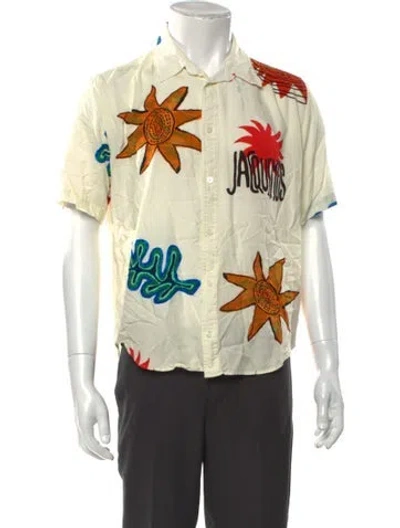 Pre-owned Jacquemus Printed Short Sleeve Shirt In Neutral