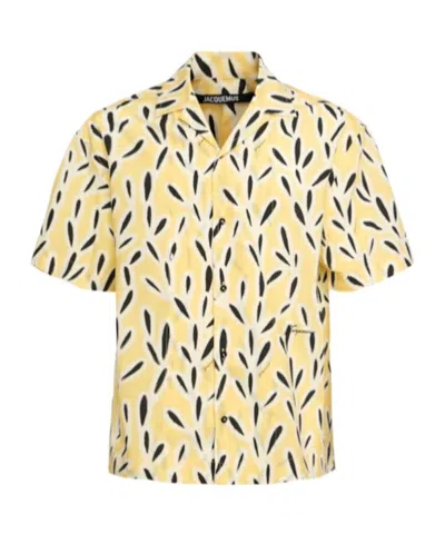 Jacquemus Shirt "jean" In Neutrals