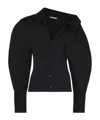 Jacquemus La Chemise Angulo Blouse In Black