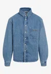 Jacquemus La Chemise Boulanger Shirt Jacket In Blue