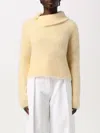 Jacquemus Le Pull Marina Mohair Blend Knit Sweater In Gelb