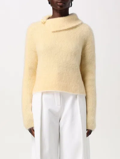 JACQUEMUS SWEATER JACQUEMUS WOMAN COLOR YELLOW,G00042003