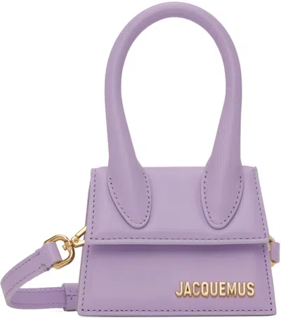 Jacquemus Purple Le Papier 'le Chiquito' Bag In 640 Lilac