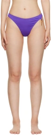 Jacquemus Le Bas De Maillot Signature Bikini Briefs In 650 Purple