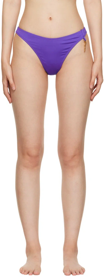 JACQUEMUS PURPLE LE PAPIER 'LE HAUT DE MAILLOT SIGNATURE' BIKINI BOTTOM