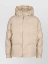 JACQUEMUS QUILTED HIGH COLLAR JACKET WITH ELASTIC CUFFS