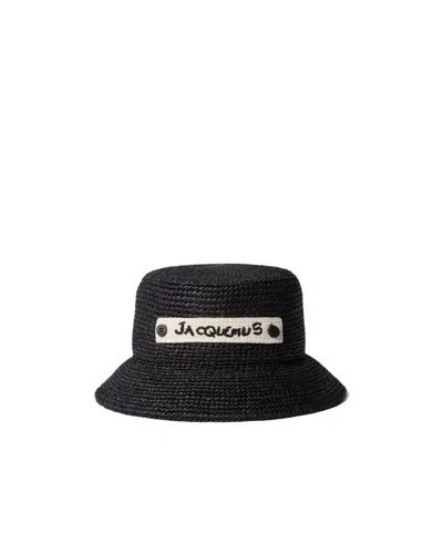 Jacquemus The Plage Bucket Hat In Black