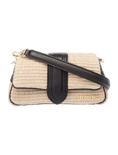 Pre-owned Jacquemus Raffia Shoulder Bag In Neutral