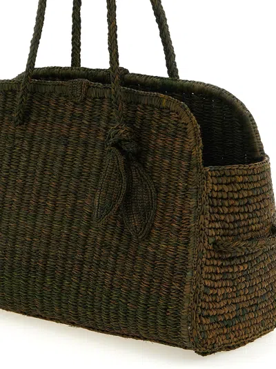 Jacquemus Raffia Tote Women's Bag In Brown