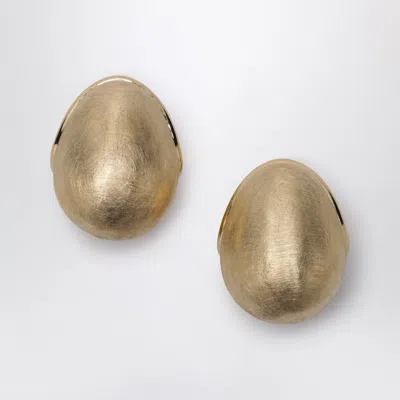 Jacquemus Raisin Grape-shaped Earrings In Gold-plated Copper