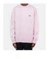 Jacquemus Pink Organic Cotton Fleece The Gros Grain Sweatshirt In Pink