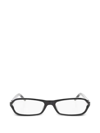 Jacquemus Rectangle-frame Glasses In Black