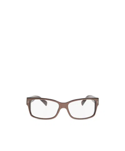 Jacquemus Full Frame Plain Mirror In Brown