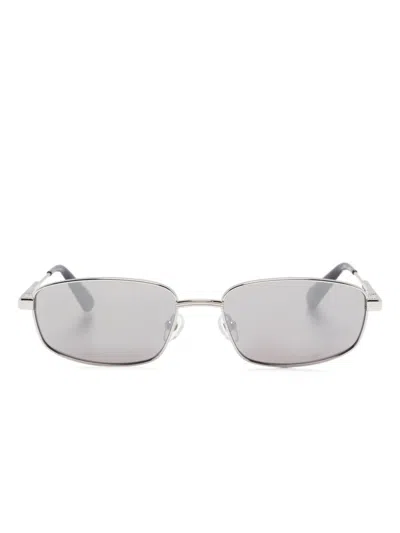 Jacquemus Rectangle-frame Sunglasses In Silver