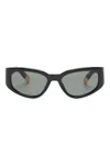 Jacquemus Rectangle-frame Sunglasses In Black
