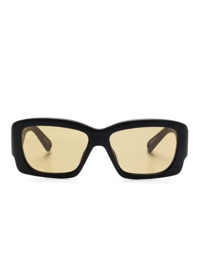 Jacquemus Rectangle-frame Sunglasses In Black
