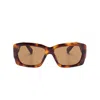 Jacquemus Cotton Sunglasses In Brown