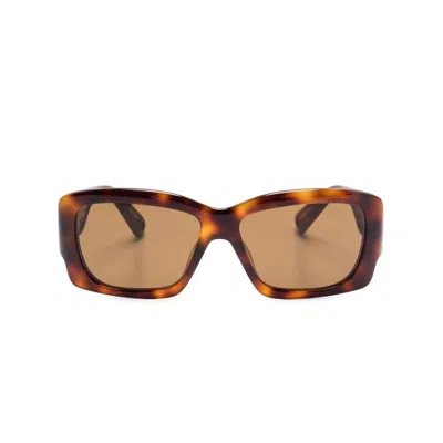 JACQUEMUS RECTANGLE FRAME SUNGLASSES