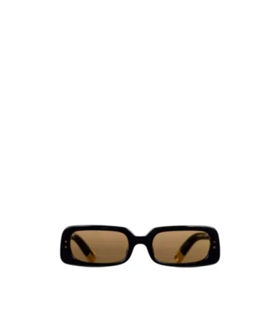 Jacquemus Rectangle Frame Sunglasses In Brown