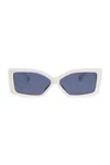 Jacquemus X Linda Farrow Les Lunettes Spiaggia Sunglasses In C3
