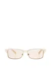 Jacquemus Rectangle-frame Sunglasses In Brown