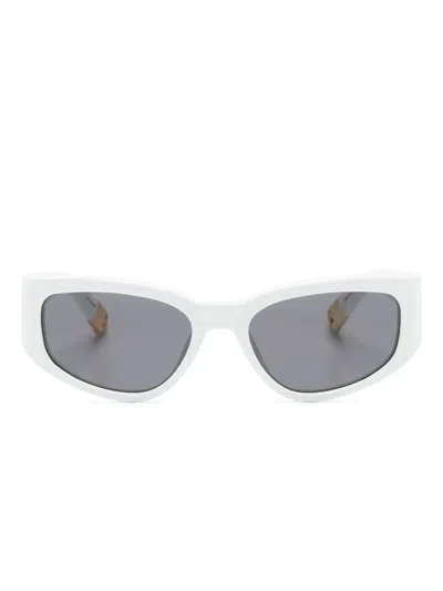 JACQUEMUS RECTANGLE-FRAME SUNGLASSES
