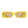 Jacquemus Rectangle Frame Sunglasses Sunglasses In Yellow