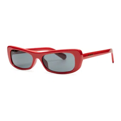 Jacquemus Rectangle Red Frame Sunglasses