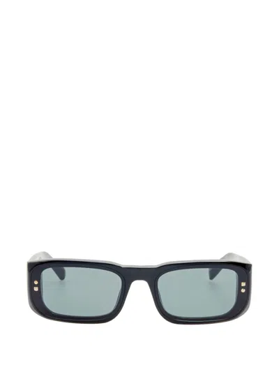 Jacquemus Rectangle-frame Sunglasses In Black