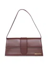 Jacquemus Womens Midnight Brown Le Bambino Long Leather Shoulder Bag